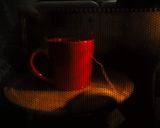 A picture of step 4 of Easy Rich Milk Tea in a Microwave.