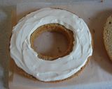 A picture of step 15 of Kabocha Squash Mont Blanc on Cinnamon Bundt Cake.