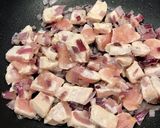 Foto del paso 3 de la receta: Curry de pavo y arroz con tierra de almendras y pasas