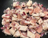 Foto del paso 3 de la receta: Curry de pavo y arroz con tierra de almendras y pasas