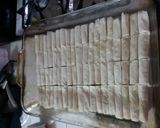 A picture of step 8 of Baklawa (goolash).
