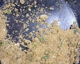 A picture of step 3 of Chatpati toffee.