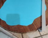 Foto del paso 3 de la receta: Torta temática, fondo del mar