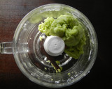 A picture of step 2 of Melon Bread-Style Avocado Cookies.