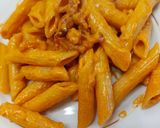 Koreai tejszínes gochujang-os tészta (csípős) recept fázis 5 fotója