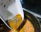 A picture of step 4 of Fish curry.