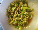 A picture of step 4 of Green Chilli Pickle...Jalapeño Pickle.