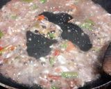 A picture of step 1 of Bitter Beans Stir fried with Fresh Shrimps.