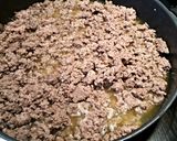 A picture of step 1 of Jason's Chili.