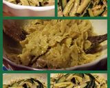 A picture of step 5 of AMIEs FARFALLE & ZUCCHINI with PISTACHIO Nut & BASIL Sauce.