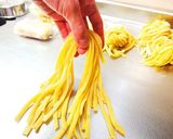 A picture of step 12 of Handmade Fresh Pasta with Leftover Egg Yolks (in a bread maker).