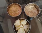 A picture of step 1 of Quinoa Til Chikki.