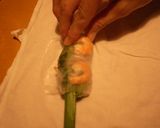 A picture of step 11 of Vietnamese Fresh Spring Rolls with Peanut Sauce.