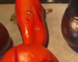 Фото кроку 1 до Смачнющі запечені баклажани 🍆 з перчиком та часничком.