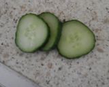 A picture of step 4 of My Minty Cucumber Cooling Dip 😉.