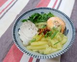 Hình bước làm 4 của món Nui Nấu Tôm Thịt