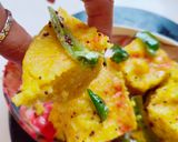 A picture of step 11 of गुजराती खमन ढोकला.