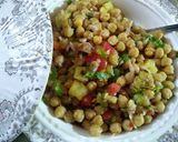 A picture of step 2 of White chana chaat ❤️.