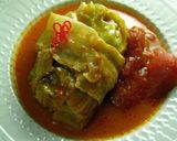 A picture of step 7 of Packed with Whole Tomatoes! Hot and Comforting Cabbage Rolls.