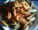 तिल मूंगफली की भरवा भिंडी (Til moongfali ki bharva bhindi recipe in Hindi) रेसिपी चरण 3 फोटो