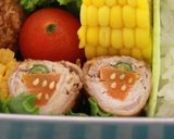 A picture of step 6 of Strawberry Pork Rolls for Charaben.