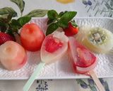Foto del passaggio 2 della ricetta Sorbetti al limone kiwi 🥝 e fragola 🍓