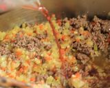 A picture of step 4 of Meat Sauce Spaghetti.