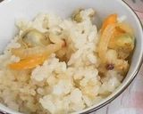 A picture of step 6 of Baby Scallops Mixed Rice.