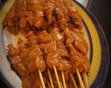 Foto langkah ke 1 dari resep Sate ayam lengkap dengan bumbu kacang.