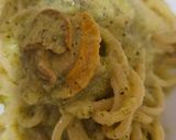 Foto del paso 7 de la receta: Spaghetti con crema de calabacín y almejas de conserva