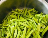 A picture of step 5 of Dhaba style Guvarnu shaak (Cluster beans curry).