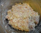 A picture of step 1 of Fluffy Chicken Tsukune Patties with Tofu.
