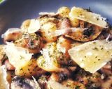A picture of step 7 of Gnocchi With Porchini & Chestnut Mushrooms.