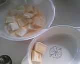 A picture of step 4 of Sweet Temptation! Microwaved Bread Pudding.
