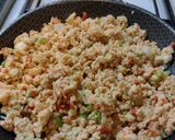 Foto del paso 4 de la receta: Capeletis de albahaca rellenos de pollo con salsa de champiñones