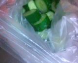 A picture of step 1 of Quick and Tasty 5-Minute Lightly Pickled Cucumbers.