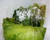 A picture of step 3 of Oysters Rolled In Lettuce.