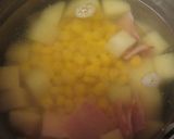 A picture of step 3 of Buttered Potato and Corn Miso Soup.