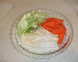 A picture of step 1 of Delicious Yakisoba with a Little Extra Effort.