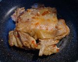 A picture of step 3 of Sautéed Chicken Marinated in Sweet Chili Sauce.