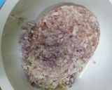 A picture of step 2 of Homemade porkshomai.