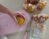 Foto del paso 1 de la receta: Papas y Batata Hasselback