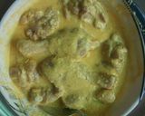 A picture of step 3 of Chicken korma.