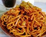 Gambar langkah 4 resipi Mee goreng mamak.