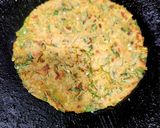 A picture of step 6 of Calcium Rich Methi Leaves Multigrain Dhebra Gujarati Style - Fenugreek Leaves Paratha.