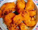 बेसन औऱ बैंगन के पकौड़े (besan aur baingan ke pakode recipe in Hindi) रेसिपी चरण 4 फोटो