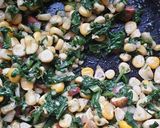 A picture of step 7 of Spinach corn bites.