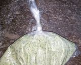 A picture of step 6 of Green raita.