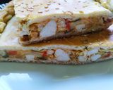 Foto del paso 6 de la receta: Torta de pollo y zapallitos 😋
