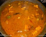 A picture of step 6 of Kadhai paneer.